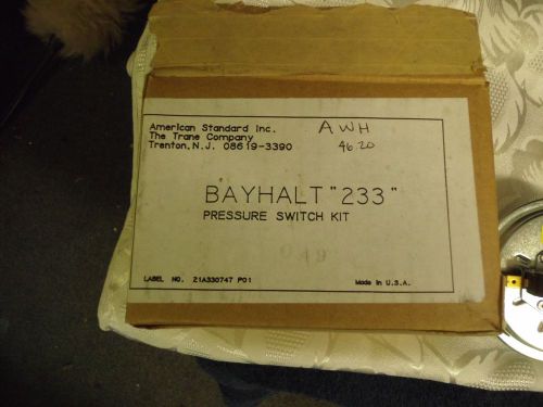 NEW HONEYWELL BAYHALT 233  PRESSURE SWITCH KIT