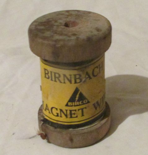 VINTAGE BIRNBACH MAGNET WIRE BIRCO BIRNBACH RADIO  PRODUCTS ON WOOD SPOOL