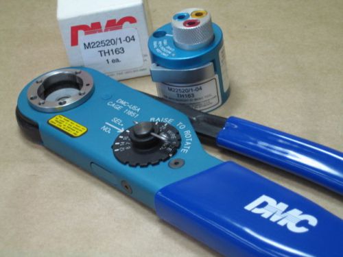 NEW DANIELS DMC AF8 CRIMPER TH163 CRIMPING TURRET POSITIONER M22520 TOOL KIT SET