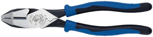 Klein J2000-9NECR 9&#034; Journeyman High-Leverage Side-Cutting Pliers - Crimping