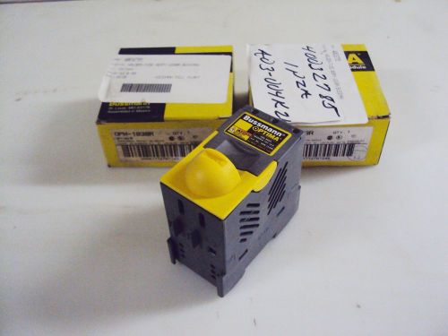 BUSSMANN OPTIMA OPM-1038R FUSE BLOCK 30 AMP, 600 VOLT (LOT OF 2) NEW