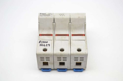 Gould shawmut us3j3i ultrasafe class j 30a amp 3p 600v-ac fuse holder b442453 for sale