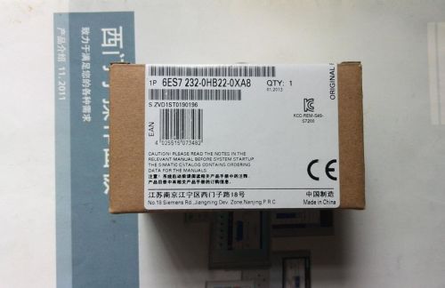 1 pcs new Siemens 6ES7 232-0HB22-0XA8  new in box