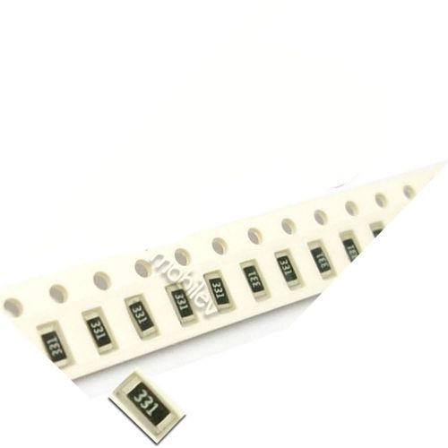 200 x SMD SMT 1206 Chip Resistors Surface Mount 330R 330ohm 331 +/-5% RoHs