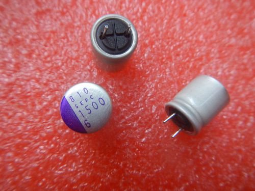 10Pcs 6.3v 1500uf SANYO SEPC Aluminum solid Capacitor 10x12mm New