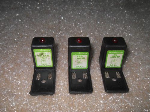 (K2-3) 1 LOT OF 3 NEW MURR ELEKTRONIK LBS-LED24U 24215 SOLENOID SUPPRESSORS