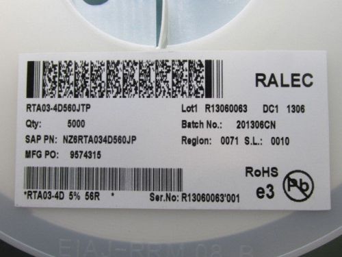 10000 pcs ralec rta03-4d560jtp for sale