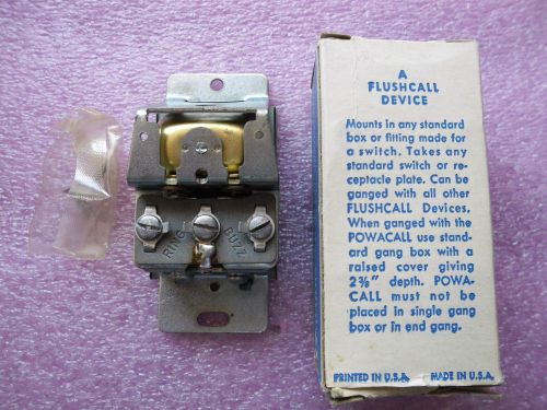 1x VINTAGE ELECTRIC SIGNALING EDWARDS NO 662 TUCALL  BUZZER