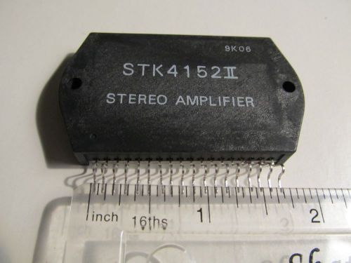 Stereo ic power amplifiers,san ken,stk-4152ii,18-pin sip,1 pc for sale