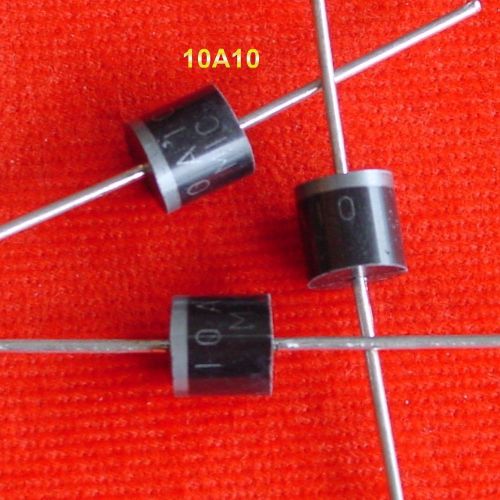 -- 10pcs 10A10 1000V 10A Rectifier Diode R-6 e