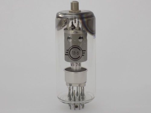 1x GP-5 glass-envelope beam power triode Transmitting Tube = GP5 ED500 6BK4 ??-5