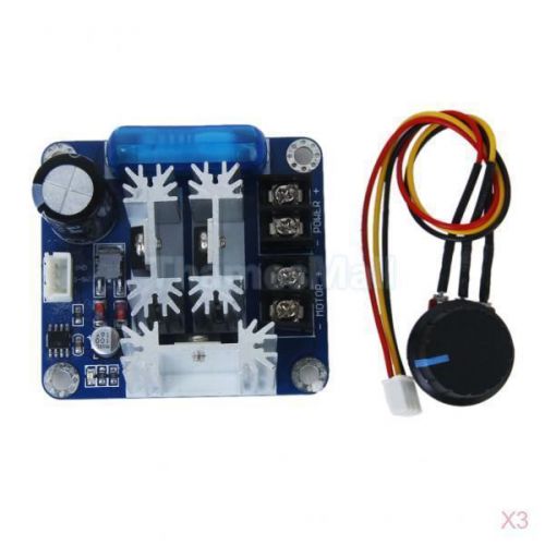 3x dc6v-90v 15a 15khz pulse width pwm dc motor speed regulator controller switch for sale