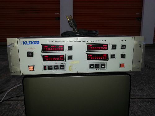 Klinger MC4 Programmable Stepping Stepper Motor Controller GPIB NO KEY