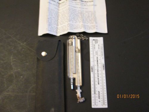 Pocket Sling Psychrometer and slide rule by kahl scientific instrument