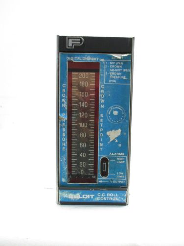 Fischer porter 53mc1111a1xbx1 0-200 linear scale 120v-ac controller d425404 for sale