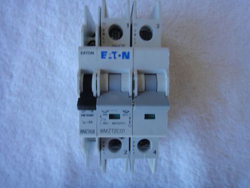 EATON Circuit Breaker 1A         WMZT2C01 w/ WMZTAUX