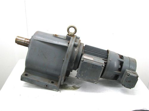 Bauer G43-10/DK94-241K-AS/M Gear Motor 32.5 RPM 2 HP 230/460 VAC W/Brake