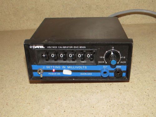 DATEL DVC-8500 DVC8500   CALIBRATOR