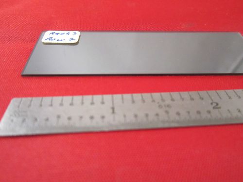 GLASS SLIDE COATED WITH GERMANIUM METAL 4000 ANGSTROMS INFRARED WINDOW #3