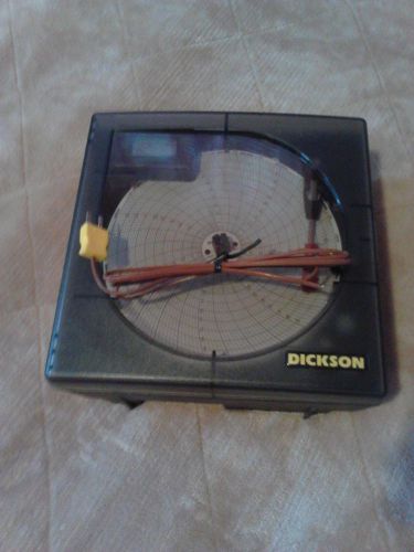 Dickson kt625 6&#034; 152mm temperature chart recorder temperature probe for sale