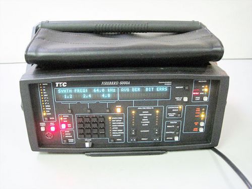 TTC ACTERNA JDSU FIREBERD 6000A COMMUNICATIONS ANALYZER 30678A ~ OPTS 6001-6004