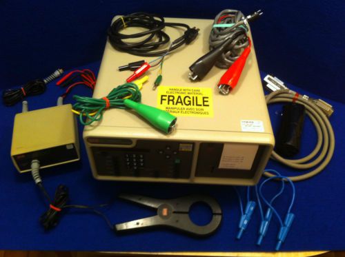 Dranetz BMI 2400 POWERSCOPE BASIC MEASURING INSTRUMENT /BMI A-112 CURRENT PROBE