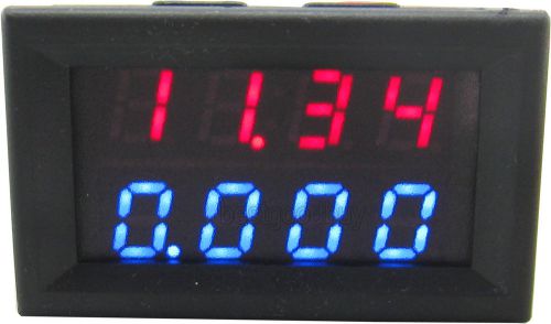 red+blue dual 0.28 &#034; LED 2in1 DC 0-33.00V / 0-3.000A digital voltmeter ammeter