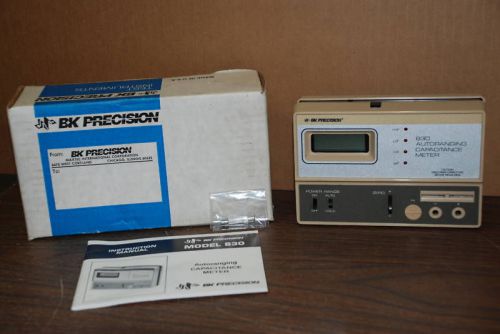 NEW BK PERCISION AUTORANGING CAPACITANCE METER 830