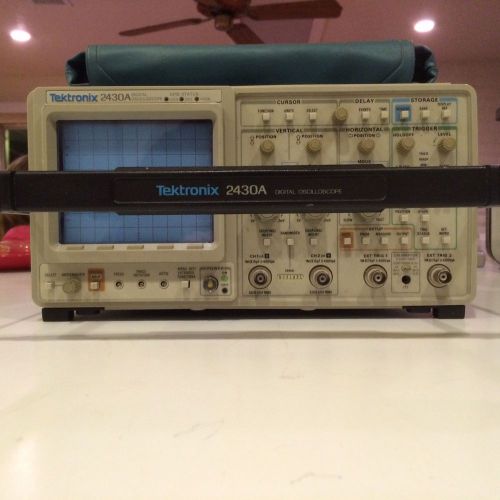 TEKTRONIX 2430A DIGITAL OSCILLOSCOPE, CALIBRATED w MANUALS