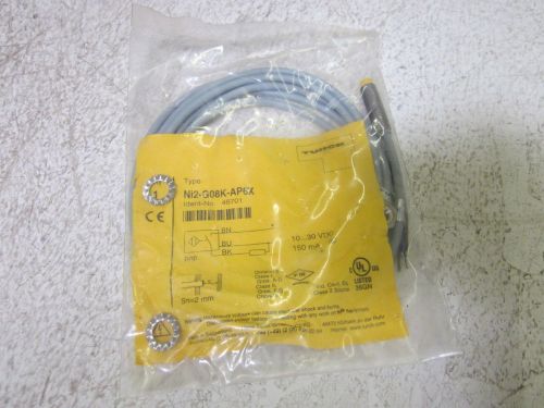 LOT OF 2 TURCK NI2-G08K-AP6X PROXIMITY SWITCH *NEW IN A FACTORY BAG*