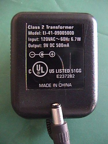 AC Power Adapter Supply DIRECT PLUG-IN EI-41-0900500D Multi Purpose Electronics