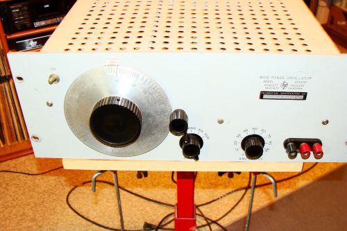 HEWLETT PACKARD 200 CDR OSCILLATOR