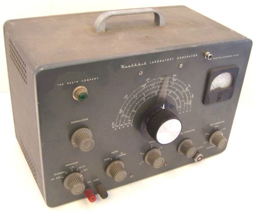 HEATHKIT LABORATORY GENERATOR MODEL LG-1 LG1, 13&#034; x 8-1/2&#034; x 7&#034; Vtg