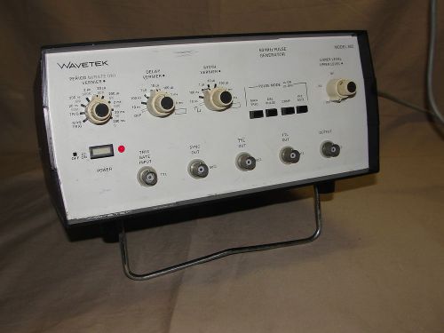 Wavetek Model 802 50 MHz General Purpose Pulse Generator Lab Test Equipment