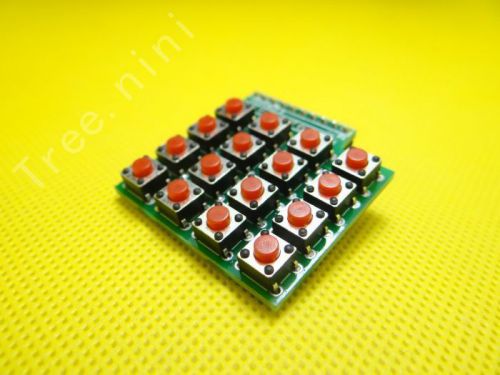 4*4 matrix keyboard to support scm + 51 avr program high quality for sale