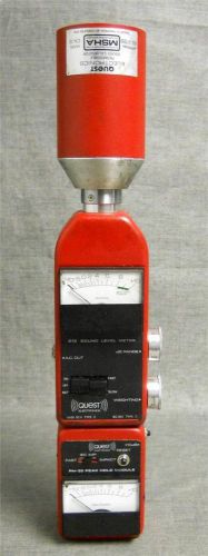 QUEST Electronics 215 Sound Level Meter w/ Sound Calibrator CA-12 &amp; PH-35