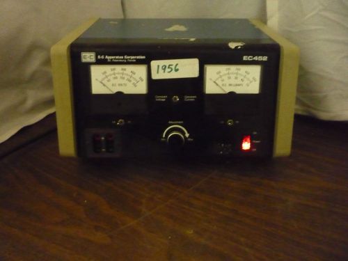 E.C. APPARATUS-EC 452 CONSTANT VOLTAGE / CURRENT - POWER SUPPLY (ITEM # 1956/12)