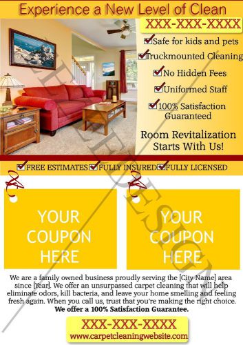 Carpet Cleaning Craigslist Flyer