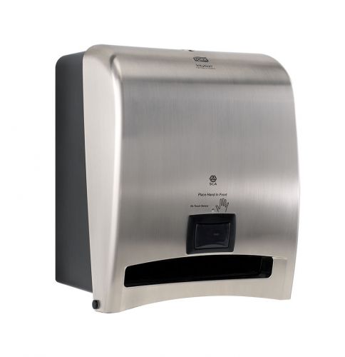 Tork hand towel dispenser h1 intuition system sca 309605 nickelite finish for sale