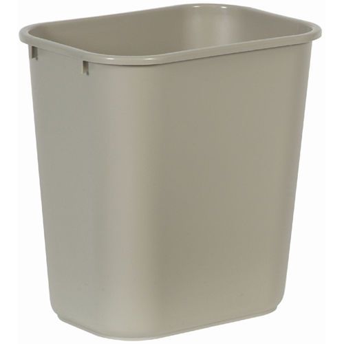 Rubbermaid wastebasket  medium  beige. new for sale