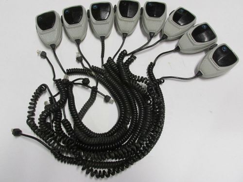 LOT of 8  Motorola Mobile Radio Microphone HMN1035C-fits CDM, CM200-300, M1225