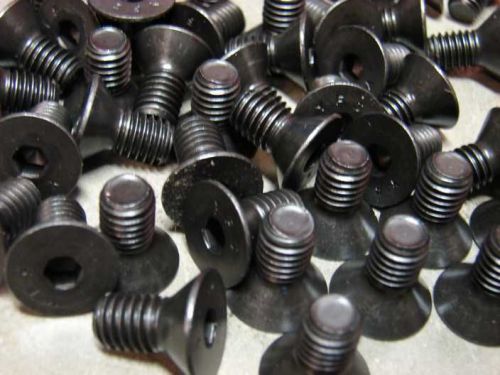 Flat Cap Screw 3/8-16 x 3/4&#034; 52 pcs black oxide