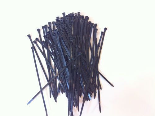 100 pcs Nylon Cable Ties Zip Ties 4 inch 40 lbs Tensile Strength