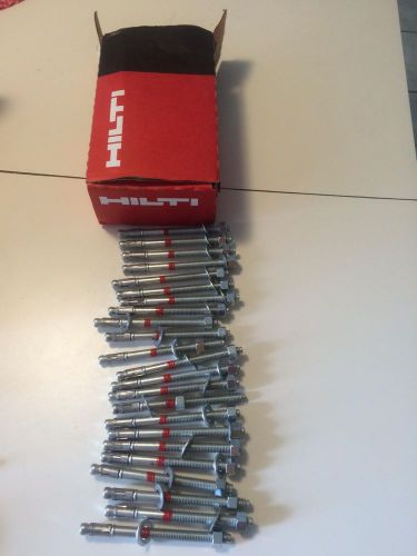 Hilti usa kwik bolt kb-tz 3/8 x 5 kb tz 3 8 x 5 - 23 pieces partial box new for sale