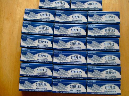 Lot 20 Boxes BEDFORD LR10  Bostitch P3  1/4&#034; PREMIUM STAPLES