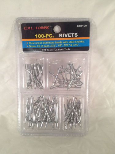 CAL-HAWK 100 PIECE RIVET ASSORTMENT CZR100