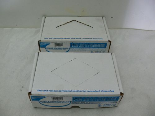 Lot of 2 Georgia Steel Sterile Storage Bags FP856 45/Box size 8&#034; x 5&#034; x 26&#034;