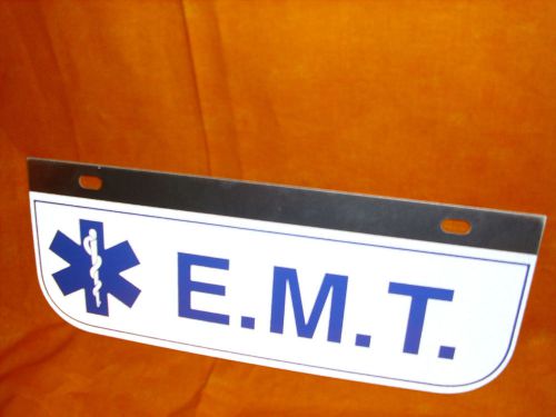 E.M.T  LICENSE PLATE 10&#034; REFLECTIVE