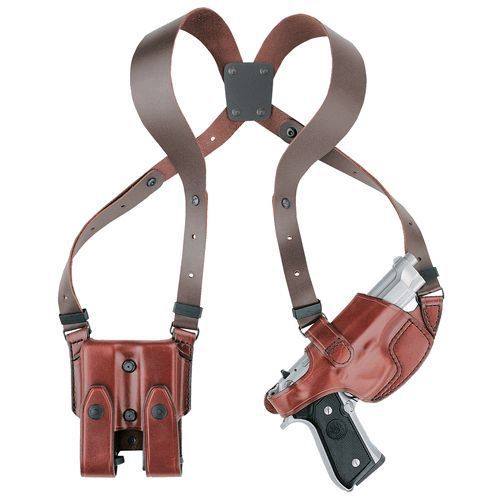 Aker H101BPRU-CO1911 Plain Black Comfort-Flex Shoulder Holster For Colt 1911