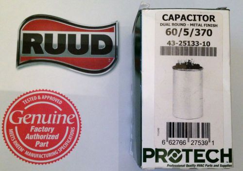 Rheem Ruud Protech Capacitor 60+5 uf 370vac 43-25133-10